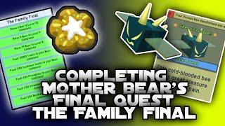 Completing The Family Final Quest from Mother Bear! | Bee Swarm Simulator