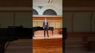 Jaxson Glowacki performing "If Ever I Would Leave You" by Frederick Loewe