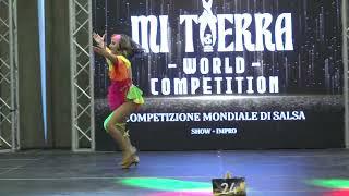 Mi Tierra World Competition 2024   Salsa   Solo Junior Under 11 SHOW   Semifinale   Sabrina Napoli