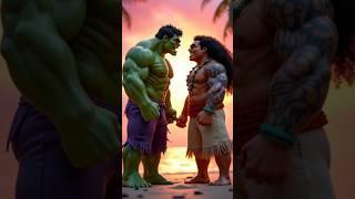 Marvel Meets Maui: Epic Fusion Characters You Never Knew Existed! #shorts #fusion #marvel #moana2