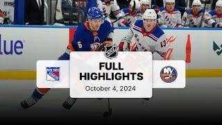 Rangers at Islanders | October 4, 2024 | NHL Full Game Highlights