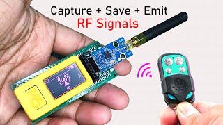 How to Use RF Module CC1101 with M5Stack Plus2 to Capture, Save, & Clone RF Signals from Any Remote