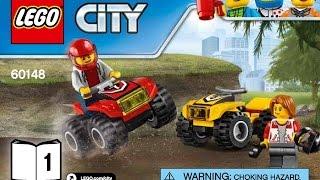 Lego City Great Vehicles ATV Race Team 60148 Instructions DIY Book 1