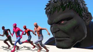 World War Hulk | Black Hulk vs Team Spiderman | Spider Man PS5 x Spiderman 2002 - What If