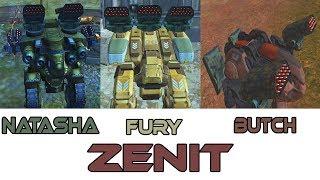 War Robots Zenit Natasha Fury Butch Gameplay