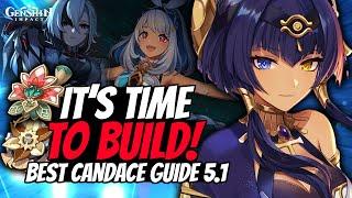 Candace Is Better Than Ever! | UPDATED 5.1 Candace Guide | Best Artifacts, Weapons, Teams & Tips| GI