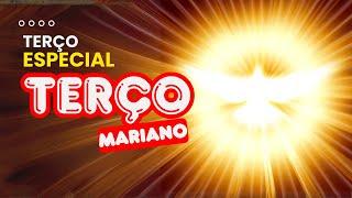 Terço Mariano revelando a Santíssima Trindade.