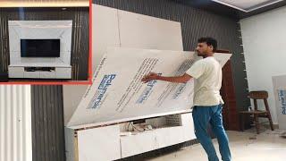 UV Marble Sheet Installation& How To Install WPC Louver Panels On Wall/price All Details