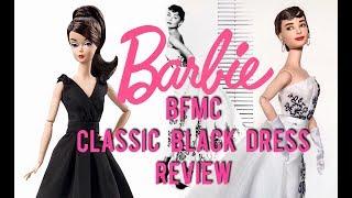 BFMC Classic Black Dress Barbie Doll Review + Audrey Hepburn "Sabrina" Transformation