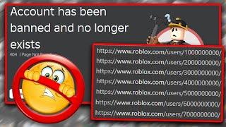 Roblox TERMINATED The Billion Accounts...