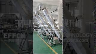 Belt incline bucket elevator conveyor machine for food