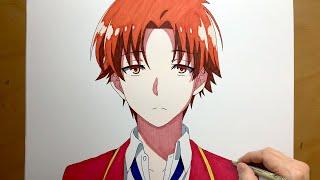 How to Draw Ayanokoji Kiyotaka from Classroom of the Elite | Draw anime | Anime Drawing | Ayanokoji