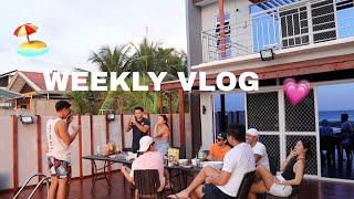 long weekend, chill drinking with family + night swimming | Lovely Geniston