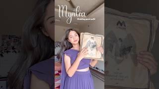 Myntra sharada set #ashortaday #myntra #sharara #haul #ytshort #weddingdress #cutefinds