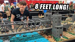 Huge LEGO WWII Bridge at Remagen Battle