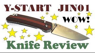 Y-START JIN01.  REVISED TITLE: NOT what it claims to be!!  Decent knife but NOT D2 steel!!!