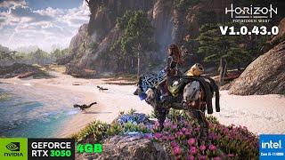 Horizon Forbidden West V1.0.43.0 | RTX3050 4GB | i5 11400H | 2*8GB RAM