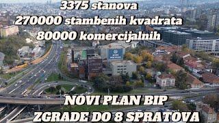 Beograd plac Bip novi plan 3375 stanova ,270000 kvadrata i komercijalni sadrzaj 80000 kvadrata