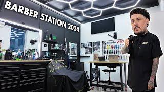 Barber Station Tour 2024  Best Barber Tools