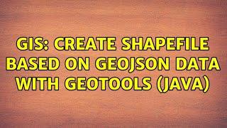 GIS: Create shapefile based on geojson data with geotools (Java)