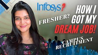 How I got placed at Infosys? | Infosys Pool Campus Interview Experience | #Infosys #recruitment #job