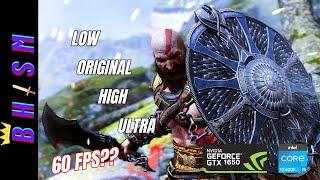 GTX 1650: God of War on 1080p 60FPS? (All Settings Tested)