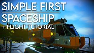 SIMPLE FIRST SPACESHIP - Space Engineers Tutorial