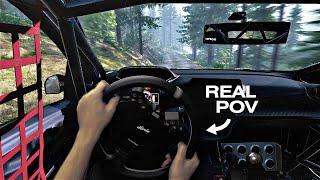 BeamNG Rally Forest: Mixed-Reality POV!