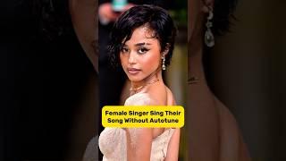 Singer sing without autotune #music #Tyla #BillieEilish