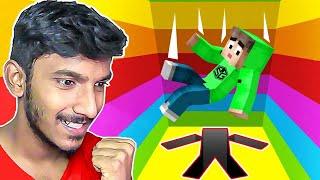 IMPOSSIBLE MINECRAFT RAINBOW DROPPER ! - EP 1- Minecraft Tamil Funny moments - Sharp Tamil Gaming