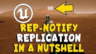 Rep-Notify in a Nutshell for Multiplayer Replication in Unreal UE5 UE4