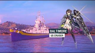 Крейсер AL BALTIMORE в World of Warships Legends