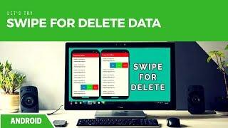 Android - How to Create Swipe to Delete App