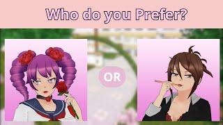 Who do you prefer? | Yandere Simulator