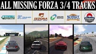 ALL MISSING FORZA 3 and 4 TRACKS (Fujimi, Motegi, Tsukuba...)