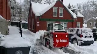 Bobcat 553 Agility in Snow