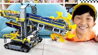 예준이의 휠로더 포크레인 장난감 조립놀이 레고 테크닉 트럭놀이 Wheel Loader Excavator Toy Assembly