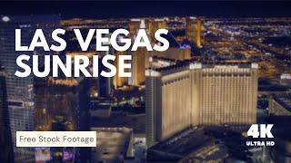 Las Vegas Sunrise Time Lapse (4K UHD)