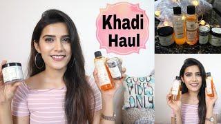 KHADI Haul & Review-Vol 2 | Shampoo,Facewash,Hair mask| Affordable & Natural Products