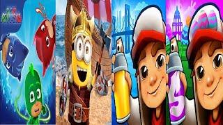 Despicable Me - Minion Rush VIKING STORY VS Subway Subway Surfers Oxford VS PJ Masks: Super City Run