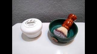 Bowl Lathering w/ Proraso White and Synthetic brush | Lathering with Tim #4