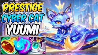 PRESTIGE CYBER CAT YUUMI MYTHIC GAMEPLAY | Best Build & Runes | League of Legends