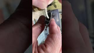 Installing A New Copper Woven Zippo Type Wick In A Vintage Rogers WINDPROOF Petrol Lighter ️