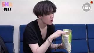 [RUS] 181129 [РУС САБ] [BANGTAN BOMB] SUGA is eating snack