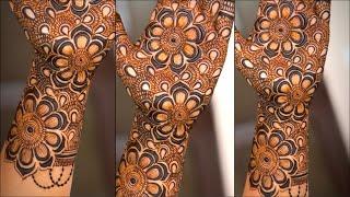 Very beautiful floral mehndi design || Full hand mehndi design 2025 || Mehandi Artist Komal