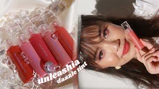 UNLEASHIA NON STICKY DAZZLE TINT  all 5 shades swatched!