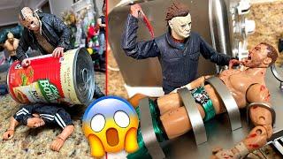 MASSIVE HORROR ACTION FIGURE SETUP! KITCHEN EDITION!