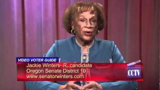 CCTV Video Voter Guide - Jackie Winters (R) candidate, Oregon State Senate District 10