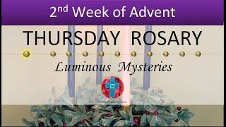 Thursday Rosary • Luminous Mysteries of the Rosary  December 12, 2024 VIRTUAL ROSARY - MEDITATION