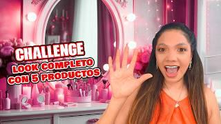 ¡Emocionante desafio! MAQUILLAJE COMPLETO con solo 5 PRODUCTOS